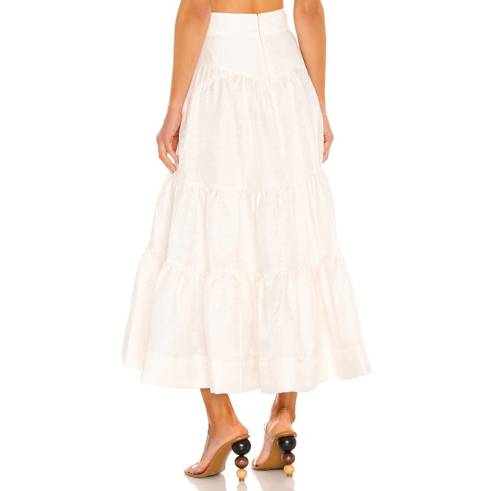 Shona Joy Tiered Midi Skirt for Free People (4) NWT - Picture 3 of 11